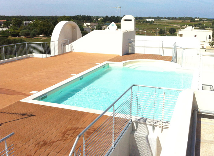 Piscina residence otranto