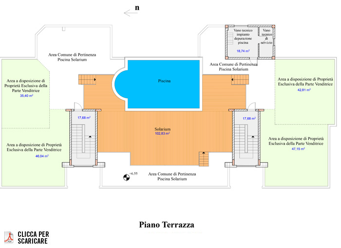 pianta terrazza